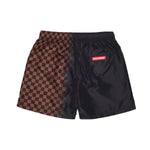 Sprayground Kids Costume Nero e Marrone a Quadri con Logo per Bambini