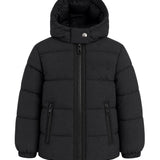 Iceberg kids Giubbino Nero con Logo Ricamato per Neonati