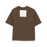 Yes London T-shirt Marrone con Logo per Bambini