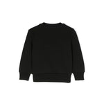 Dsquared2 Kids Felpa Nera con Stampa ICON per Neonati (retro)
