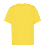Dsquared2 Kids T-shirt Gialla Monocolore con Logo in Rilievo per Bambini