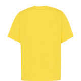 Dsquared2 Kids T-shirt Gialla Monocolore con Logo in Rilievo per Bambini