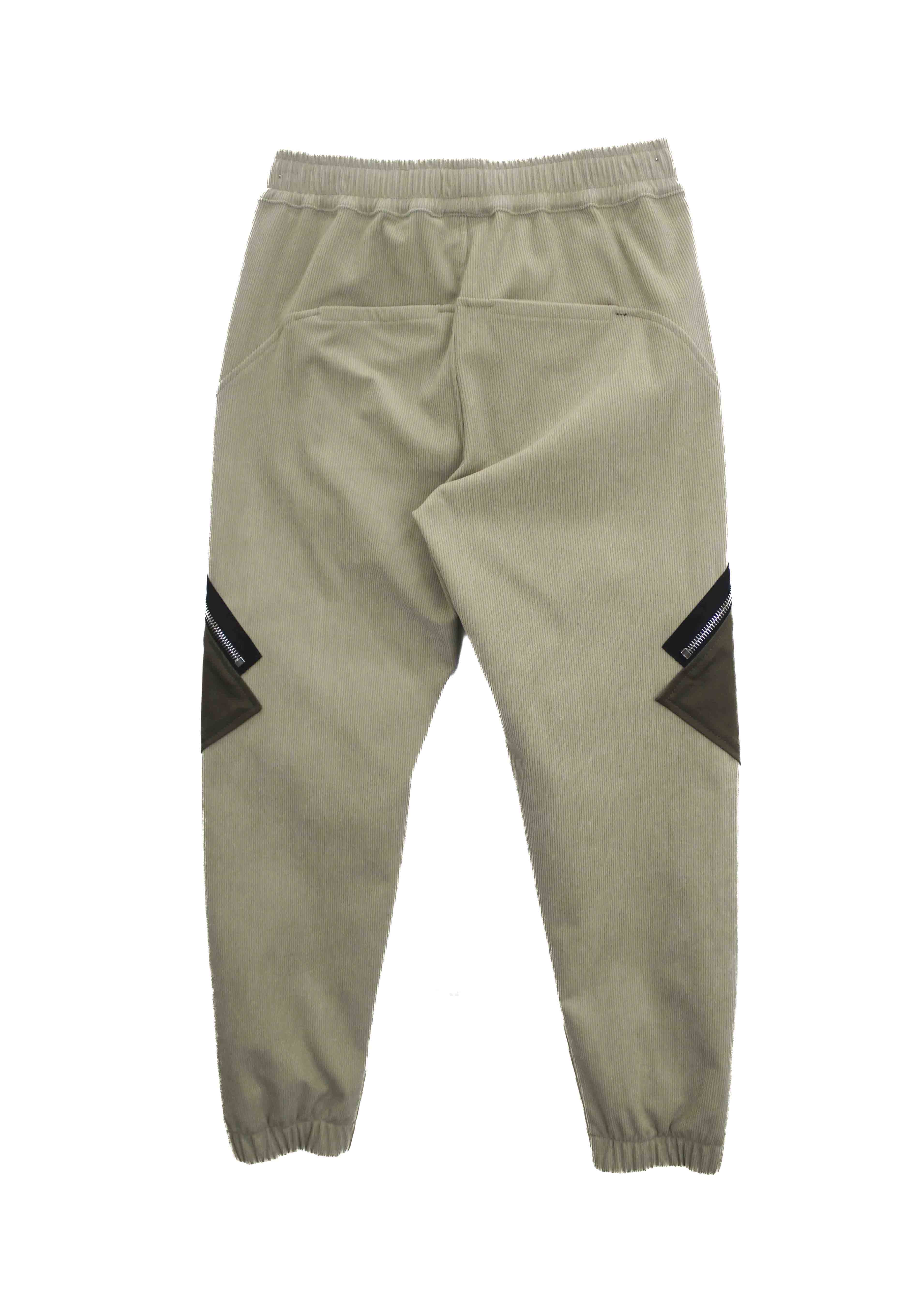 Yes London Pantaloni Fango con Tasche Zip per Bambini (retro)