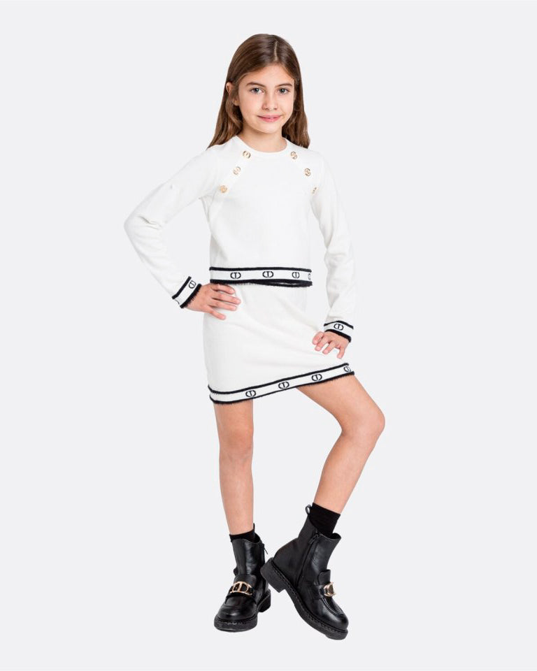 Twinset Kids MiniGonna in Maglia per Bambine