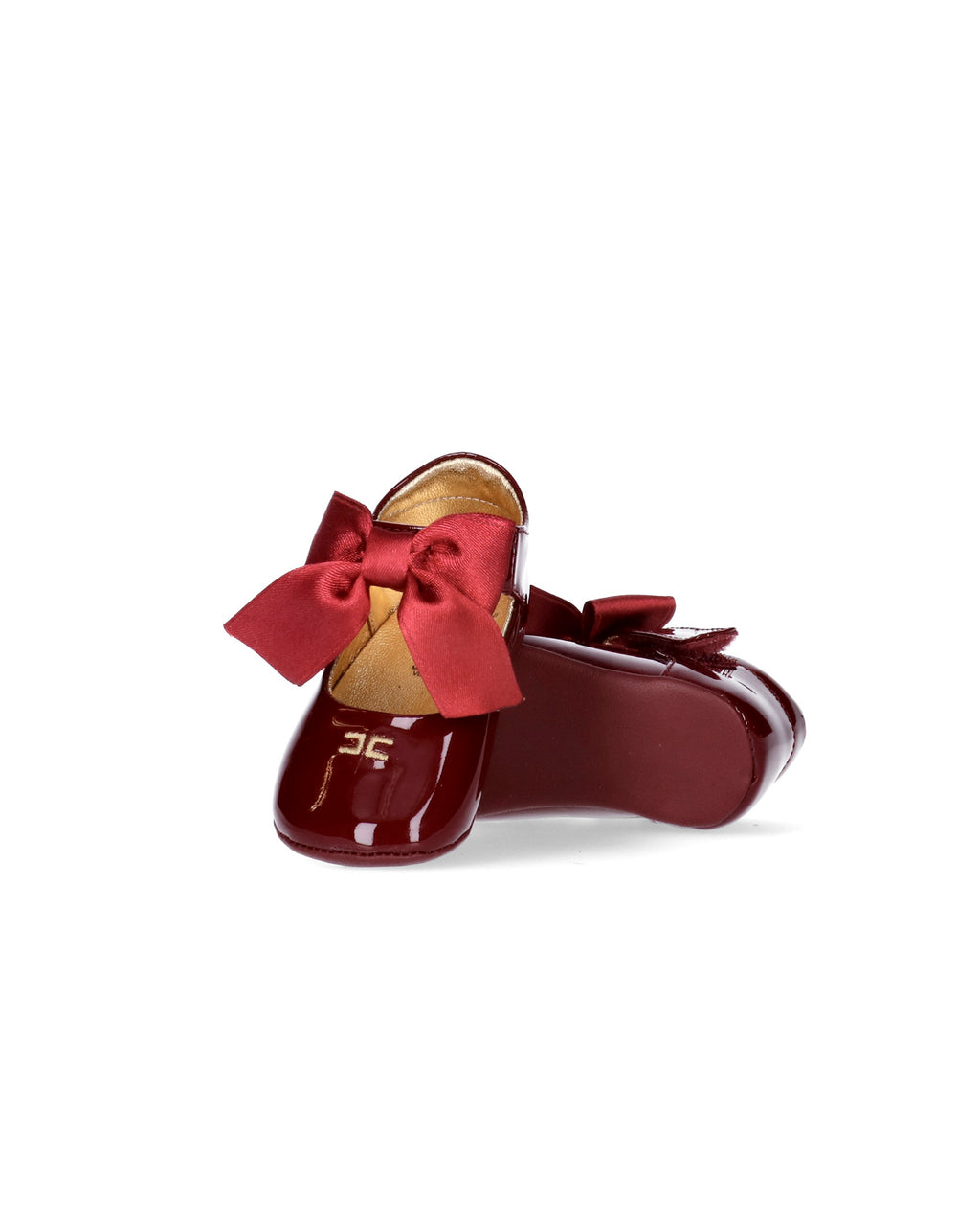 Elisabetta Franchi La Mia Bambina Ballerina Cherry con Fiocco per Neonate