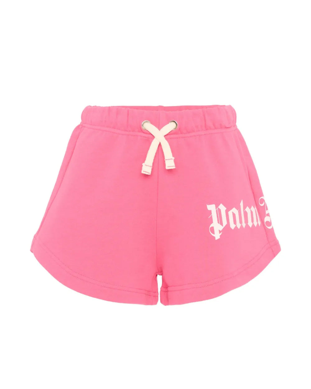 Palm Angels Kids Short Fucsia con Logo per Bambine