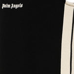 Palm Angels Kids Abito Nero con Bande Laterali per Bambina