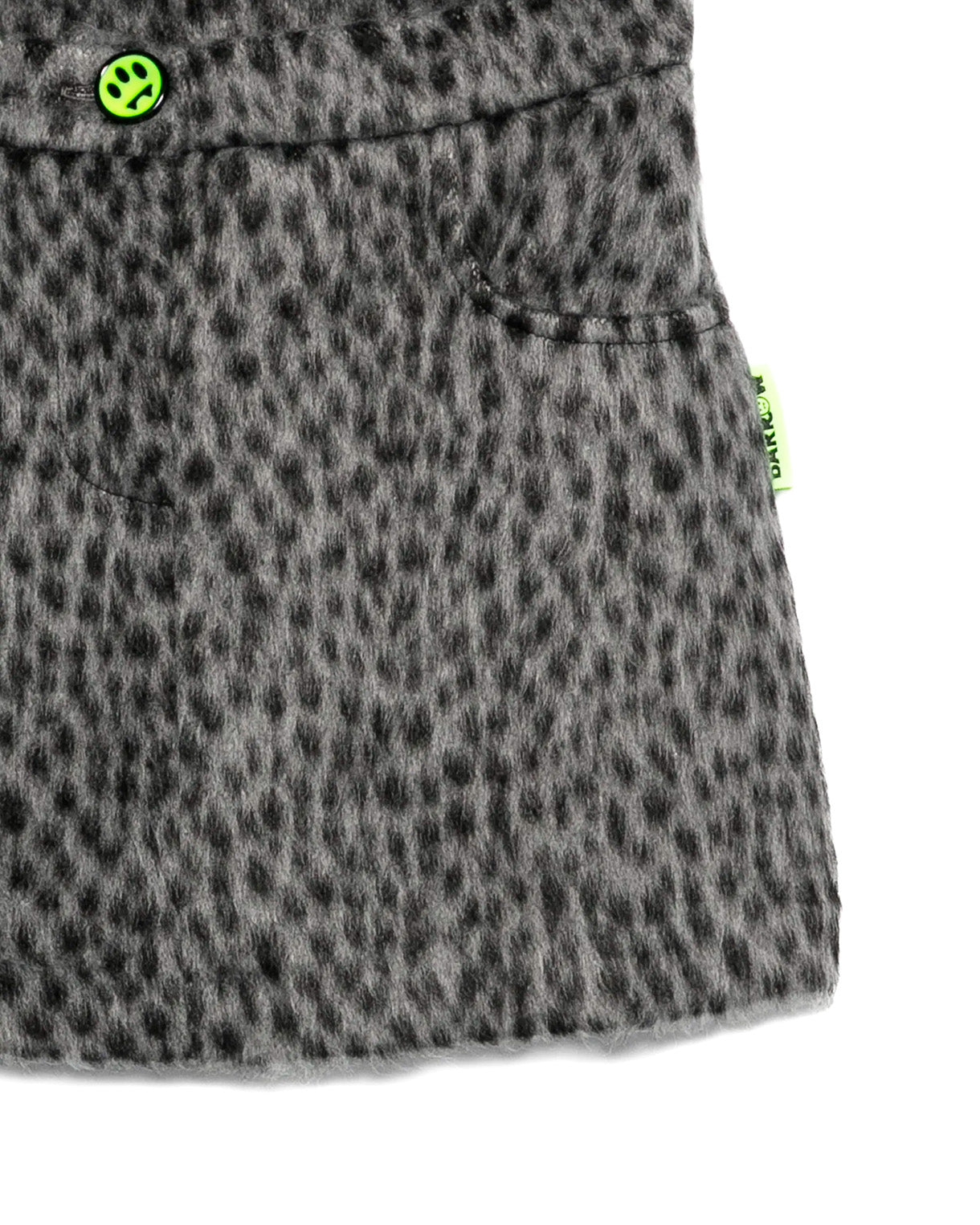 Barrow Kids Gonna Grigia Maculato con Bottone Logo a Contrasto per Bambine