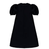 Vivetta Kids Abito Nero con Fiocco per Bambine