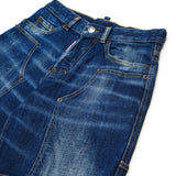 Dsquared2 Kids Bermuda in Denim Modello Carpenter per Bambini