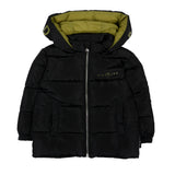John Richmond Kids Giubbino Nero e Verde con Logo per Bambini