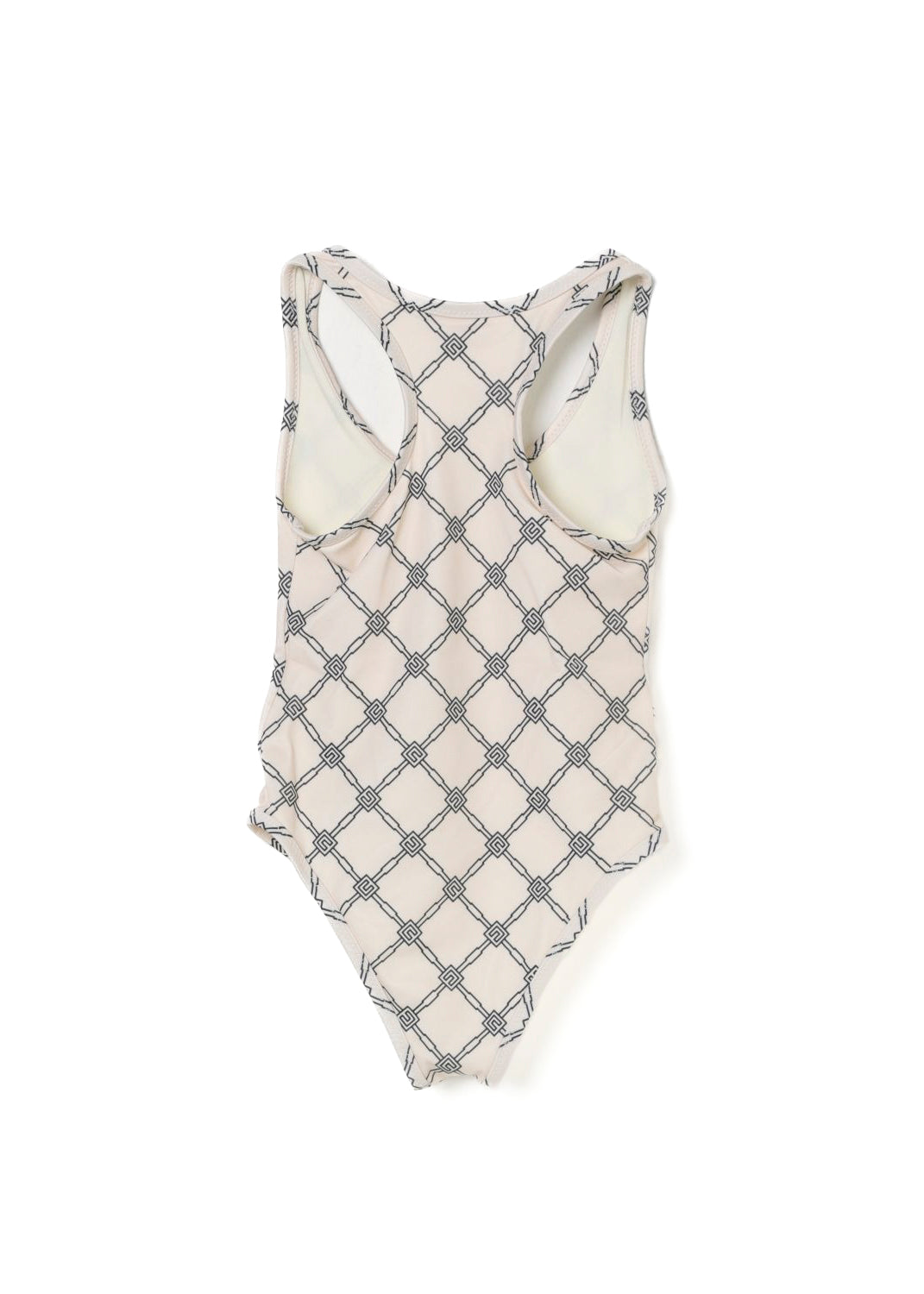 Elisabetta Franchi La Mia Bambina Costume Monokini Burro Nero per Bambine