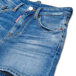 Dsquared2 Kids Short in Denim Blu per Bambine