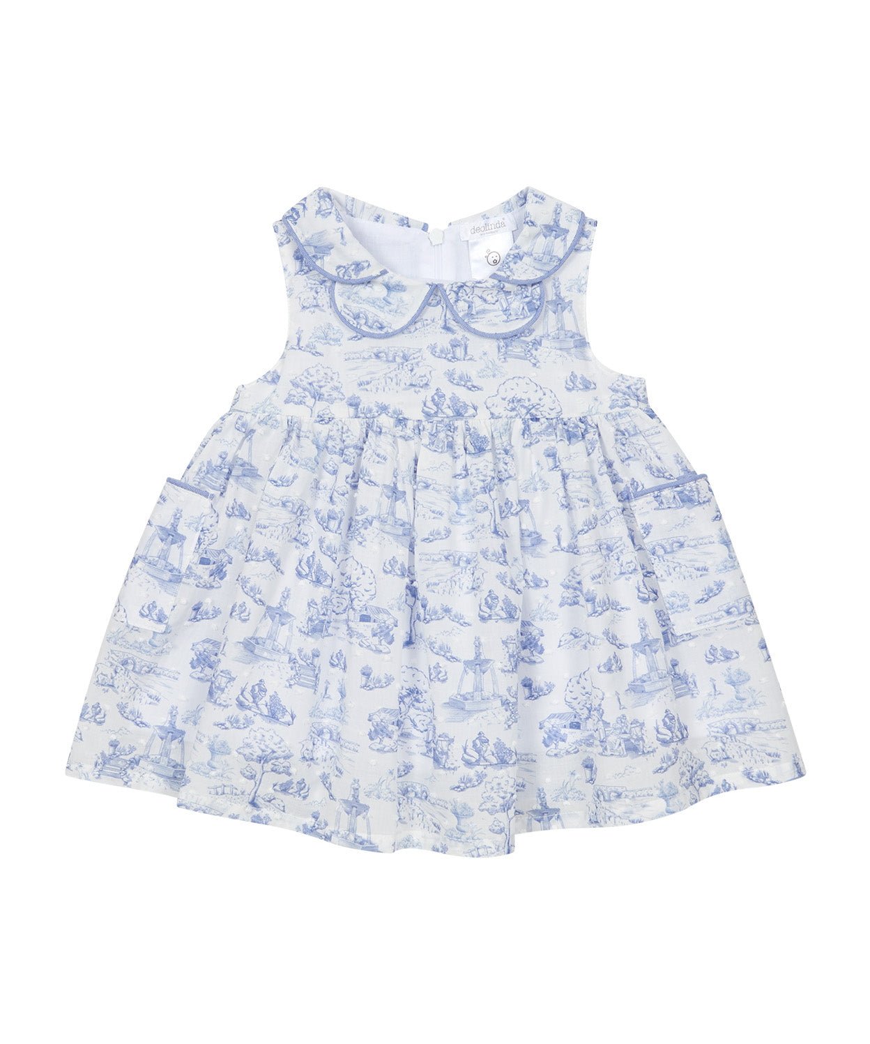 Deolinda Kids Abito Fantasia Celeste per Neonate