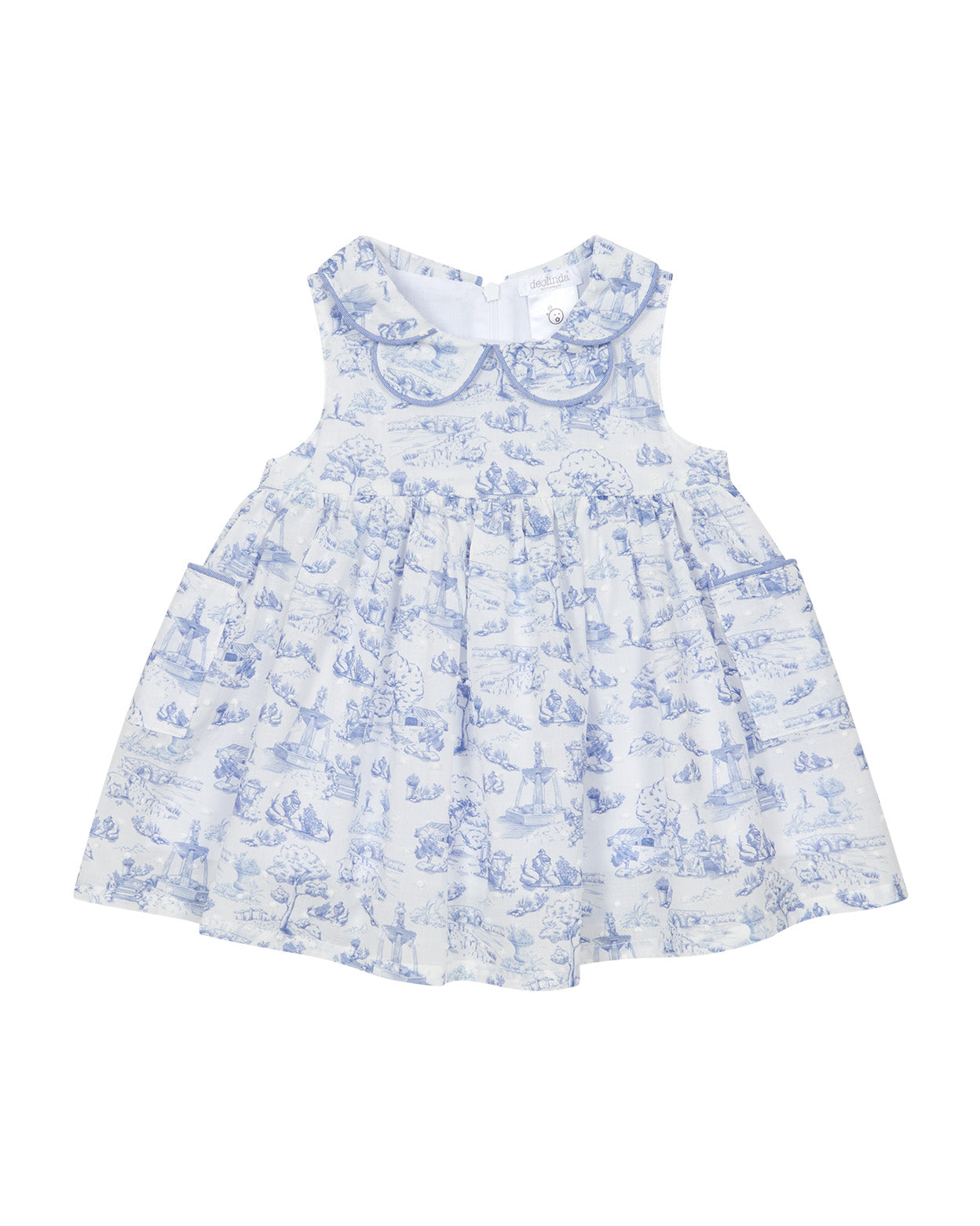 Deolinda Kids Abito Fantasia Celeste per Neonate