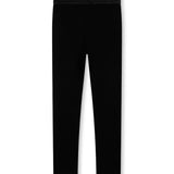 Michael Kors Kids Leggings Nero con Logo per Bambine (retro)
