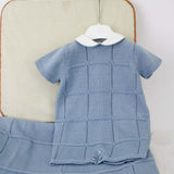 Le Coconne Pagliaccetto Celeste per Neonati