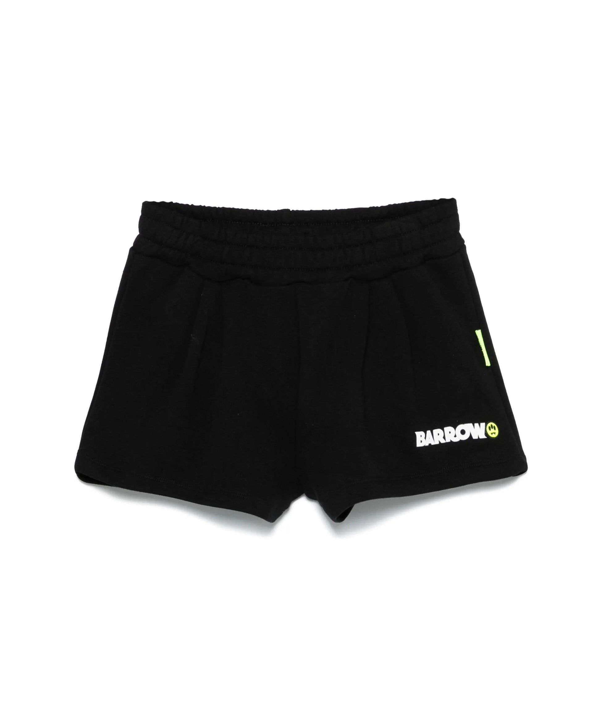 Barrow Kids Short Nero con Logo per Bambine