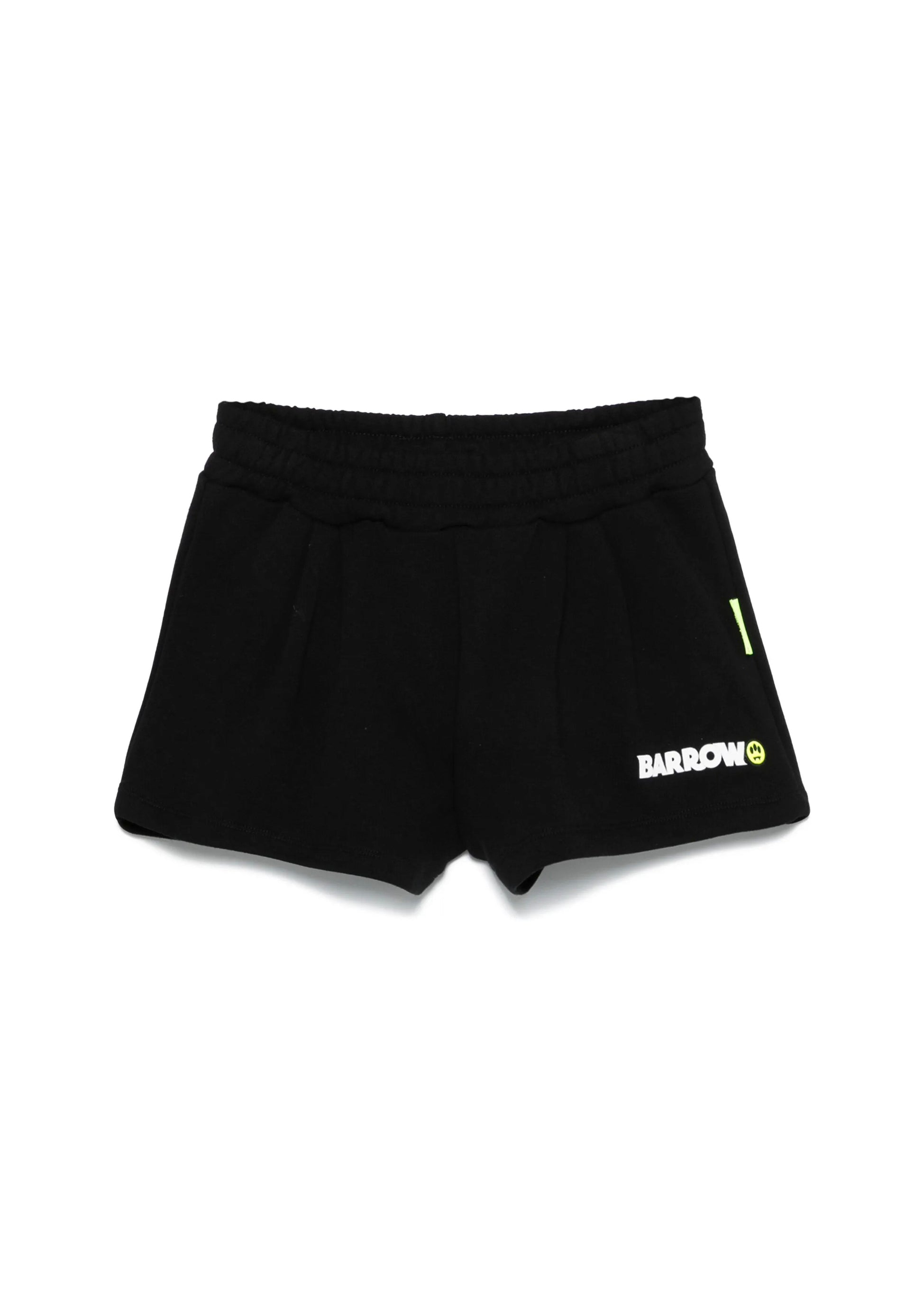 Barrow Kids Short Nero con Logo per Bambine