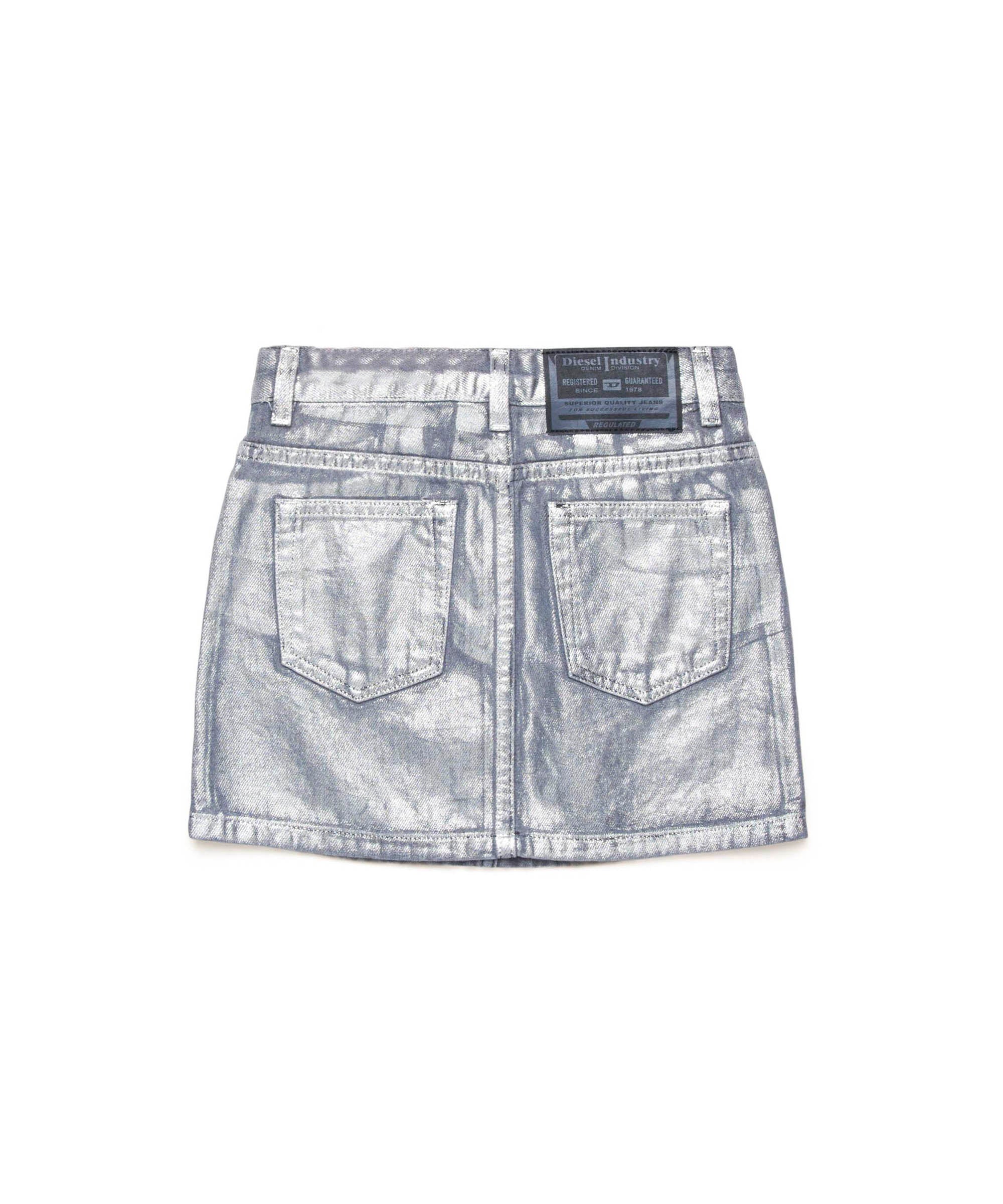 Diesel Kids Gonna Argento Metallizzata per Bambine (retro)