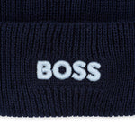 Boss Kids Cappello in Cotone Marine per Neonati