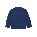 Diesel Kids Felpa Blu con Zip con Oval D (retro)