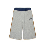 Diesel Kids Pantaloni Wide Leg in Tuta Grigi per Neonate