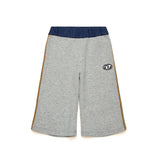 Diesel Kids Pantaloni Wide Leg in Tuta Grigi per Neonate