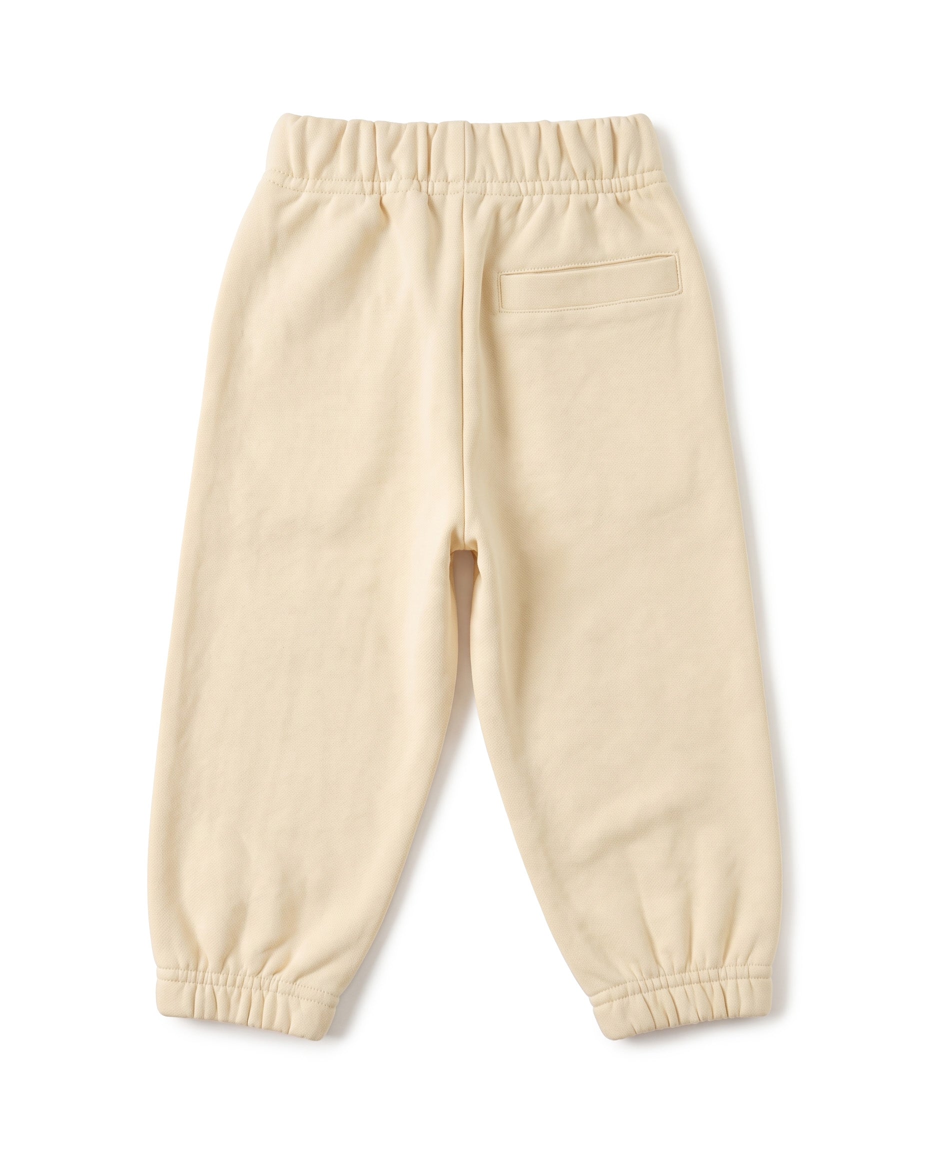 Palm Angels Kids Pantalone Panna con Logo Rosa per Neonate