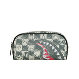 Sprayground Kids Astuccio Emote Check Grigio per Bambini