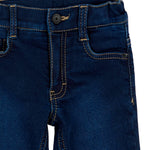 BOSS Kids Jeans Blu Scuro in Denim con Patch Logo per Neonati