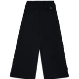 Dsquared2 Kids Pantalone Nero con Pieghe Laterali per Bambine