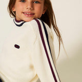 Twinset Kids Maglia Girocollo a Maniche Lunghe per Bambine
