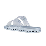 Sensi Kids Sandalo Argento con Fibbia Trasparente Unisex