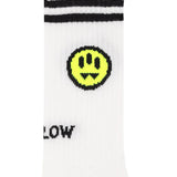 Barrow Kids Calzini Off-White con Logo Unisex
