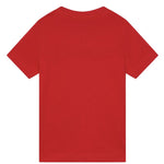 Dsquared2 Kids T-Shirt Rosso con Logo per Neonati