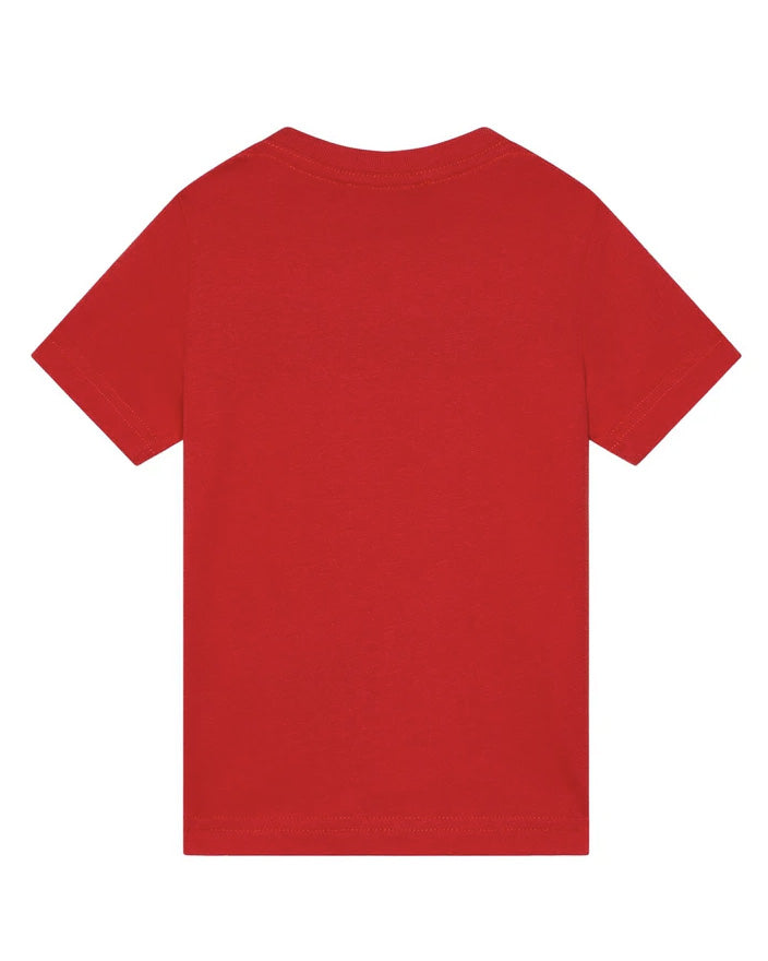 Dsquared2 Kids T-Shirt Rosso con Logo per Neonati
