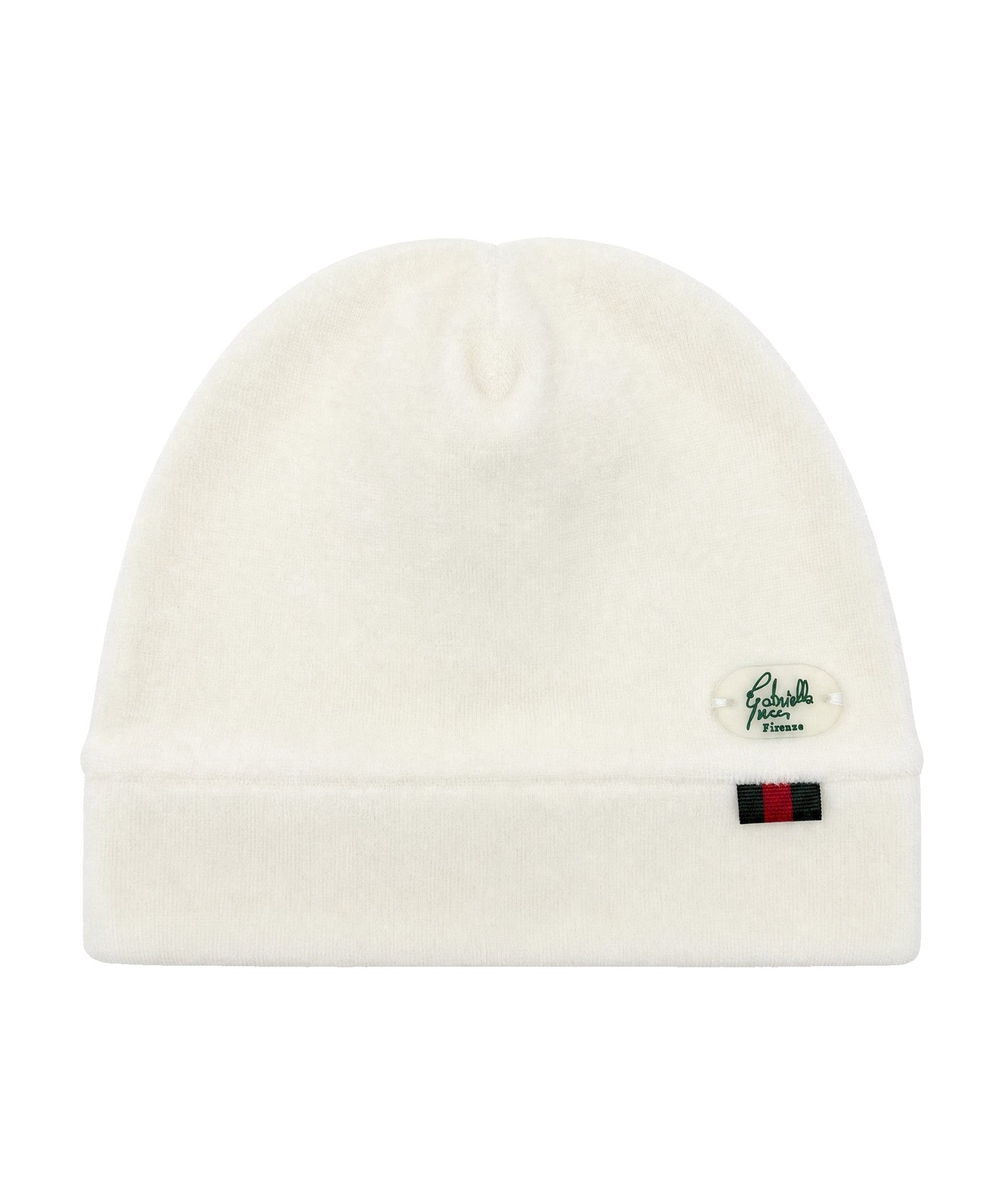 Gabriella Gucci Cappello Ciniglia Latte per Neonati