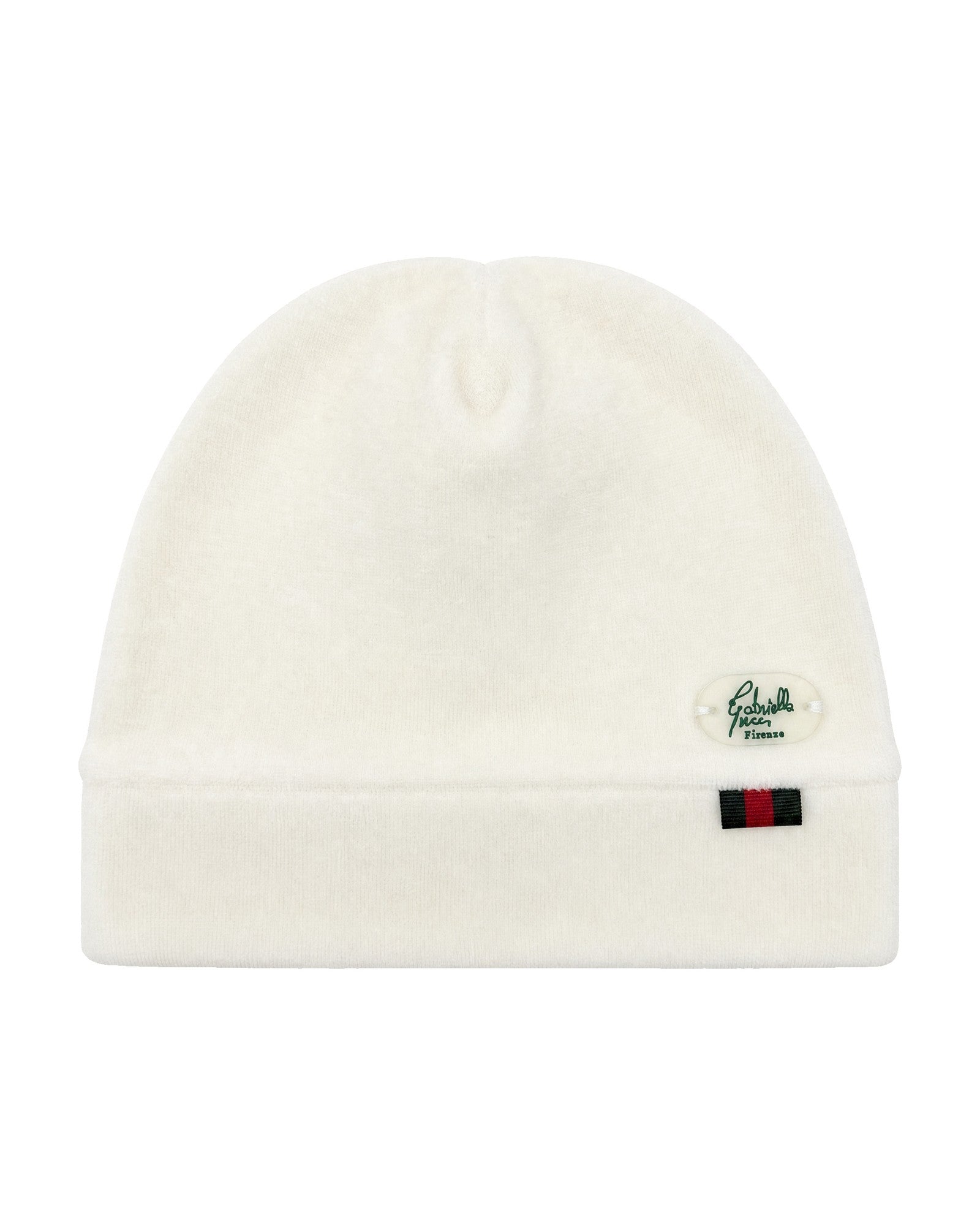 Gabriella Gucci Cappello Ciniglia Latte per Neonati