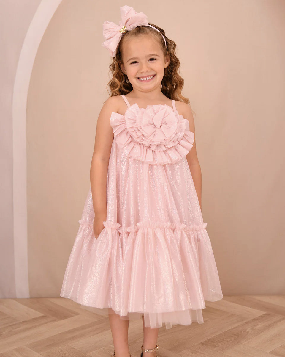 Angel's Face Kids Rosheen Abito Rosa Cipria per Bambine
