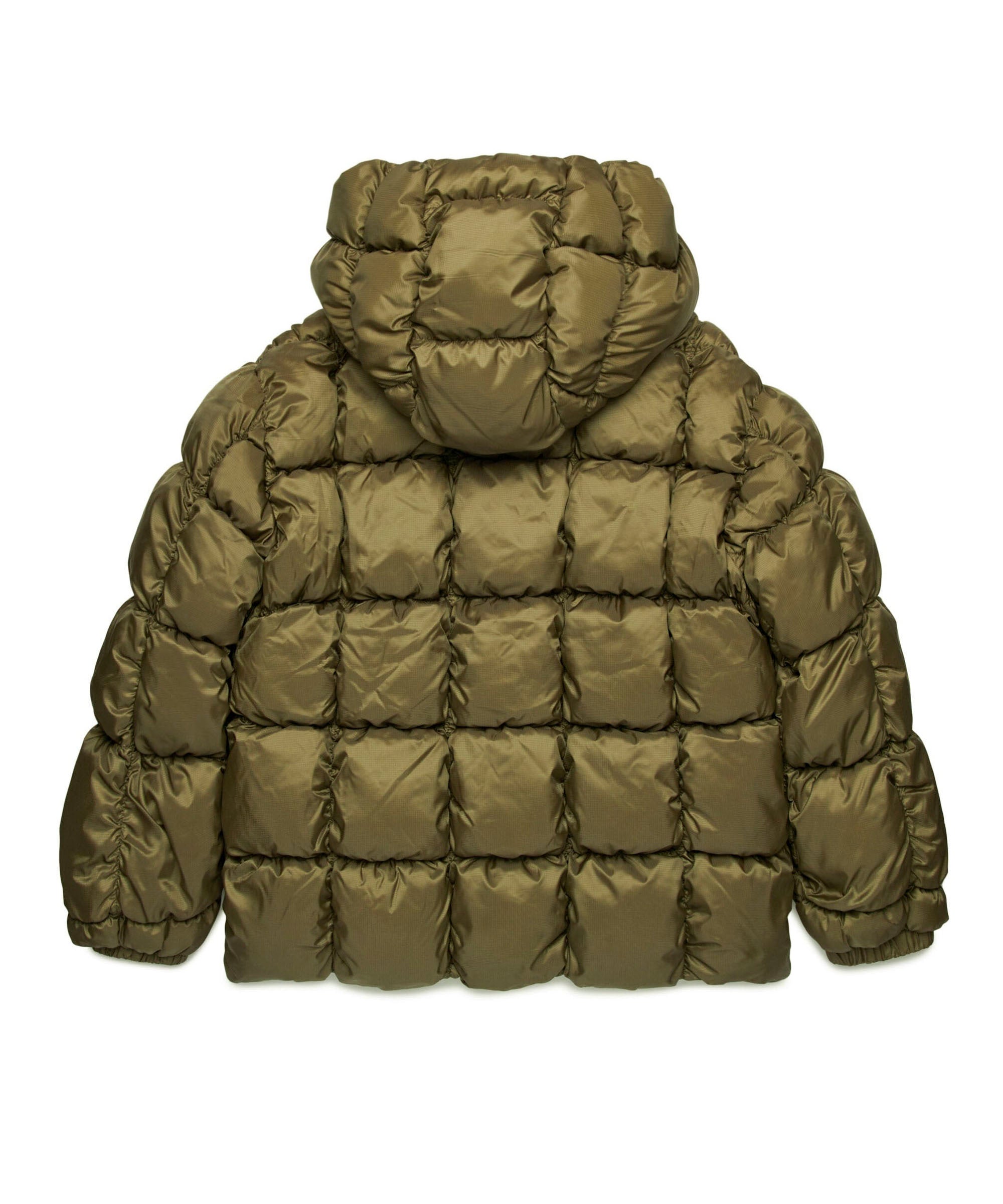 Diesel Kids Bomber Trapuntato Verde per Bambini (retro)