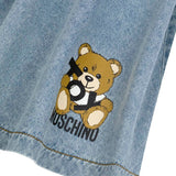 Moschino Kids Gonna in Denim con Stampa Toy per Bambine