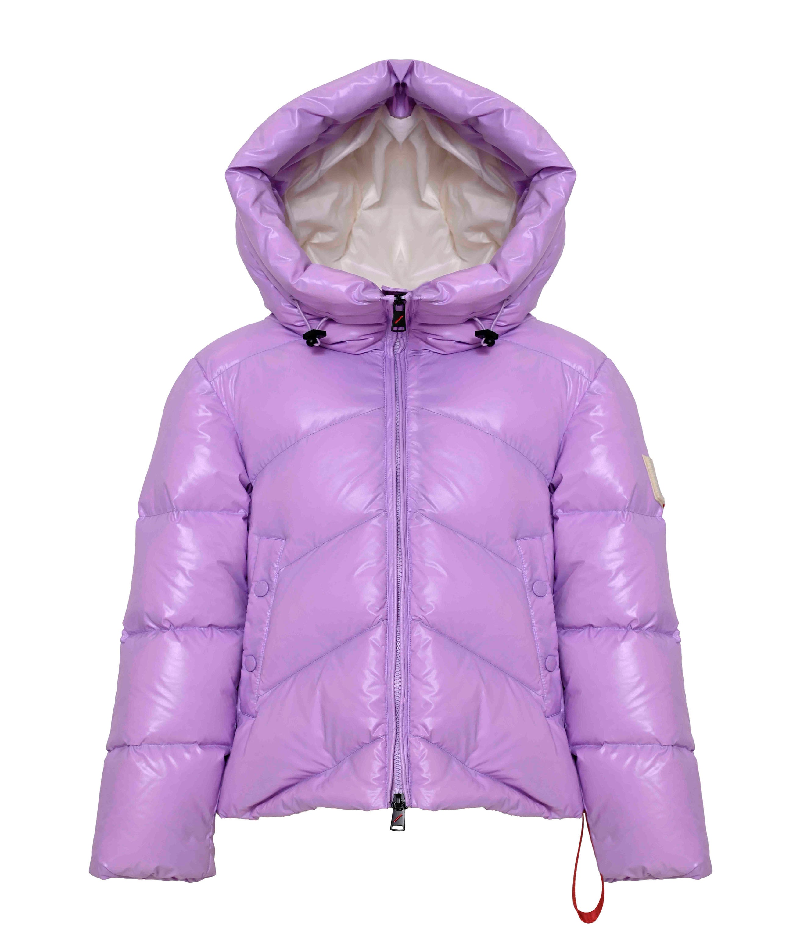 After label  Giubbino Lilla per Bambine