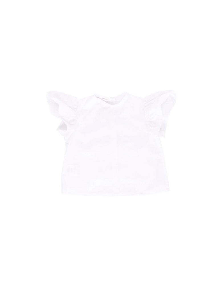 Cocò et Mamà Camicia Luna Baby Bianca  per Neonate