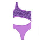 4giveness Kids Costume Intero Lilla con Pailettes per Bambine