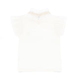 Angel's Face T-shirt Panna con Colletto per Bambine (retro)