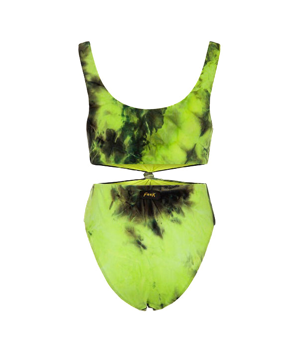 Effek Costume Trikini Fantasia Verde per Bambine