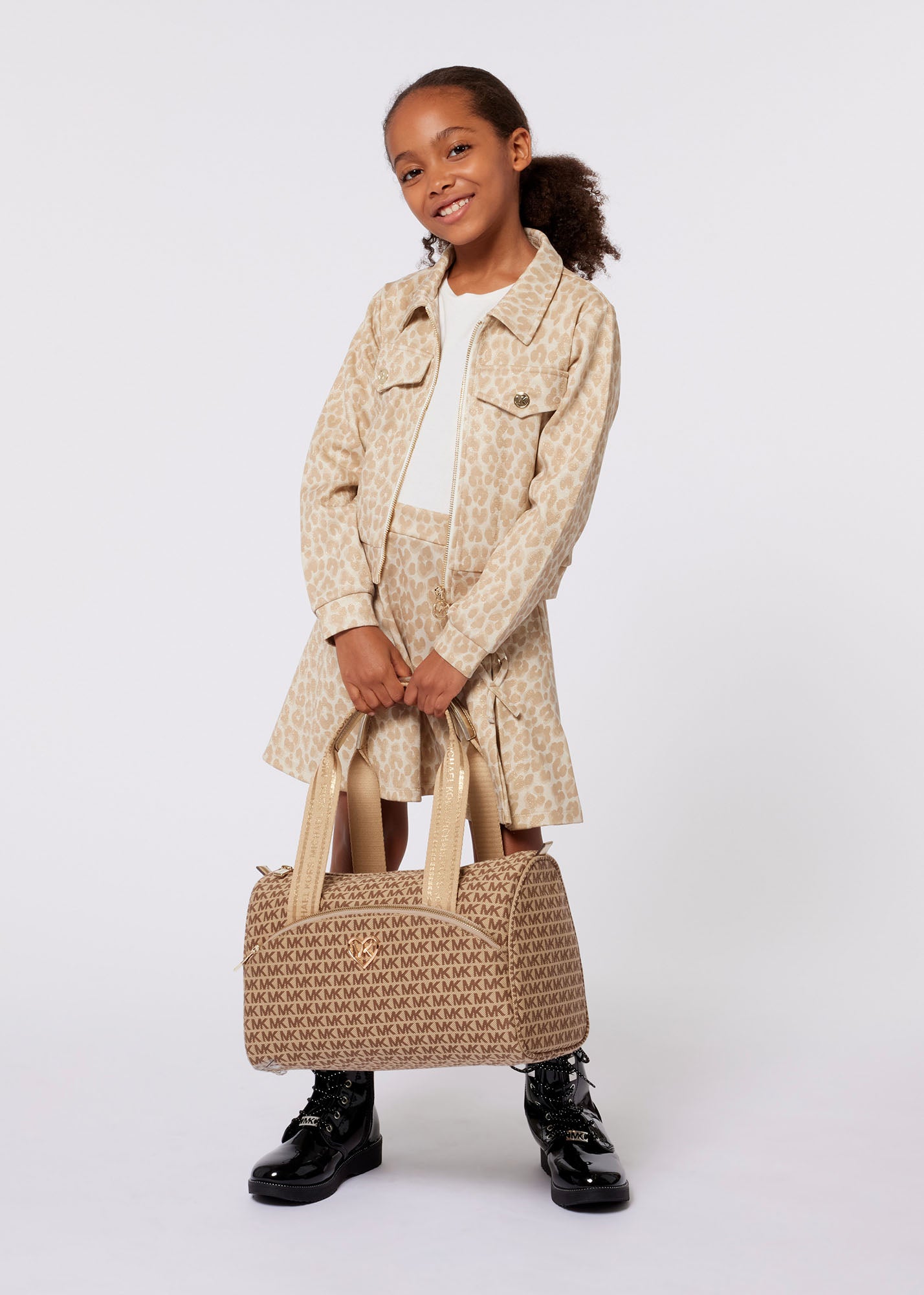 Michael Kors Kids Borsa Mamma Beige Monogram