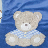 Marlù Coperta Bluette/Cammello per Neonati (dettaglio)
