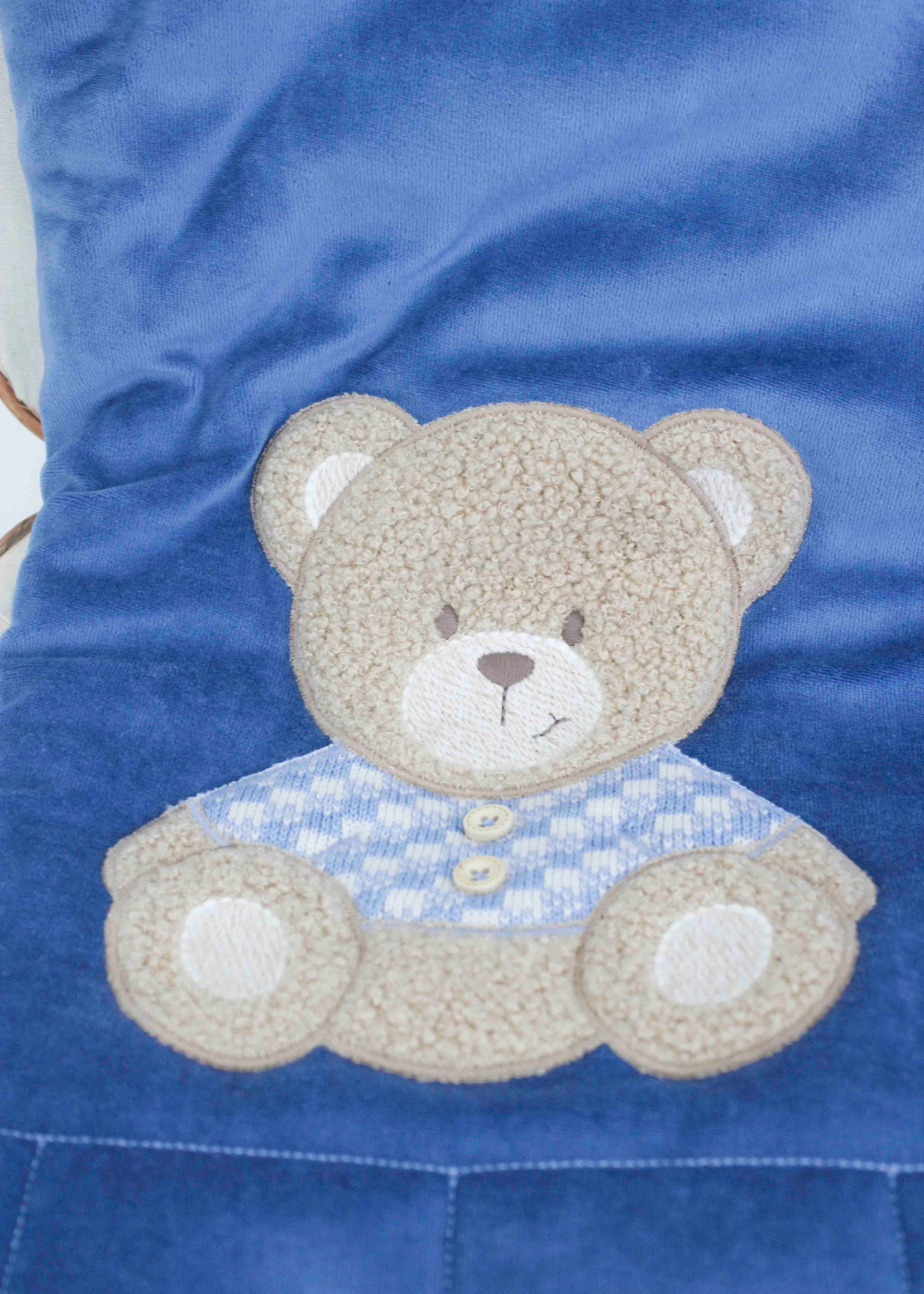 Marlù Coperta Bluette/Cammello per Neonati (dettaglio)
